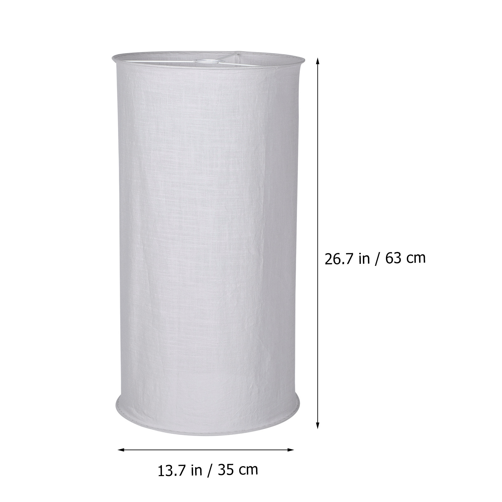 Paralume in tessuto E27 bianco - Plastic Pipe Clip recensione e prezzo