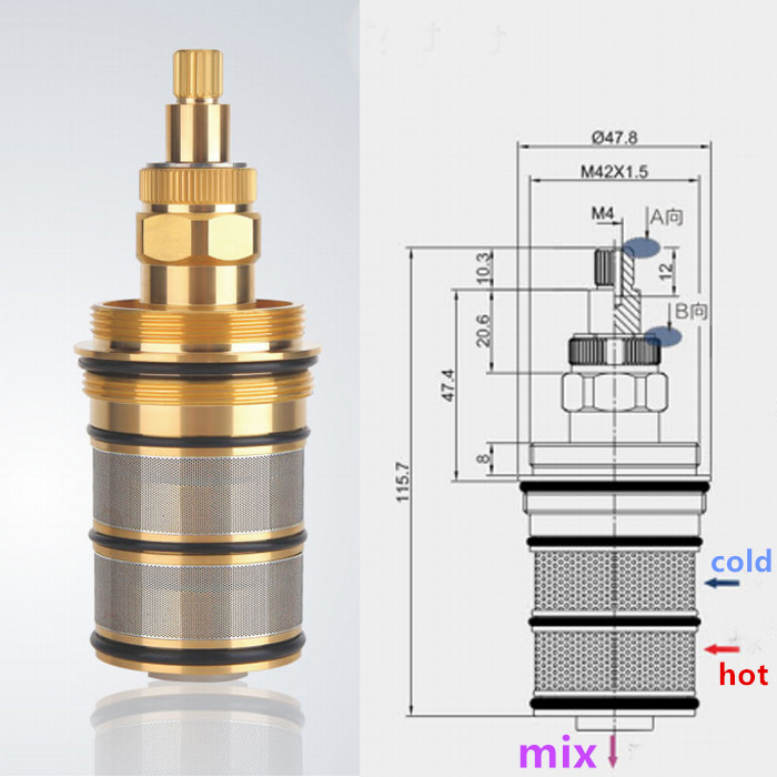 Cartuccia termostatica per vas - Shower Valve Cartridge recensione e prezzo