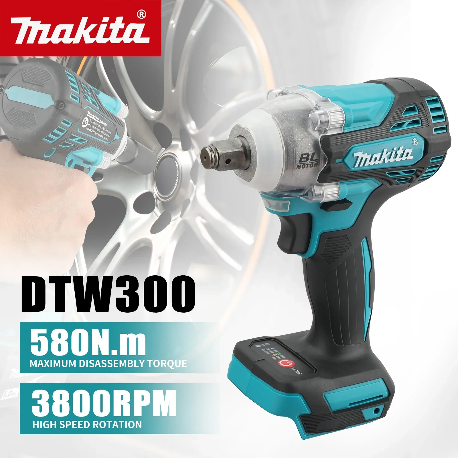Set Combo Cordless Makita DTW3 - Makita Drill Dtw300 recensione e prezzo